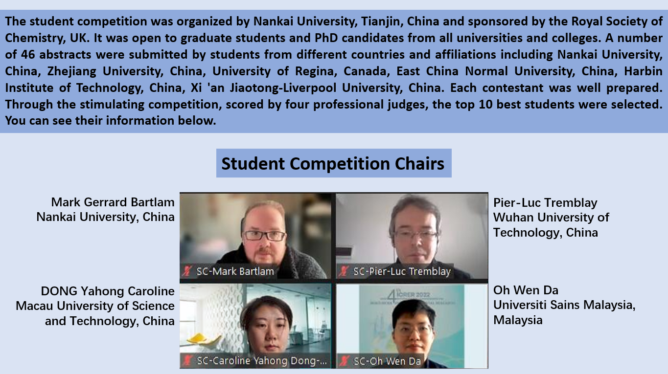 ICRER 2022| Nankai University, China